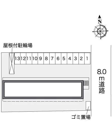 ★手数料０円★名古屋市瑞穂区豆田町４丁目　月極駐車場（LP）